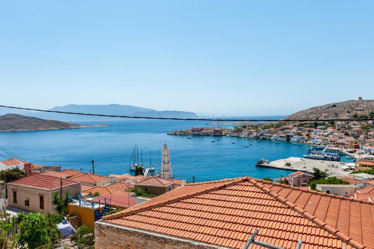 Atlantis Houses Chalki Town Esterno foto