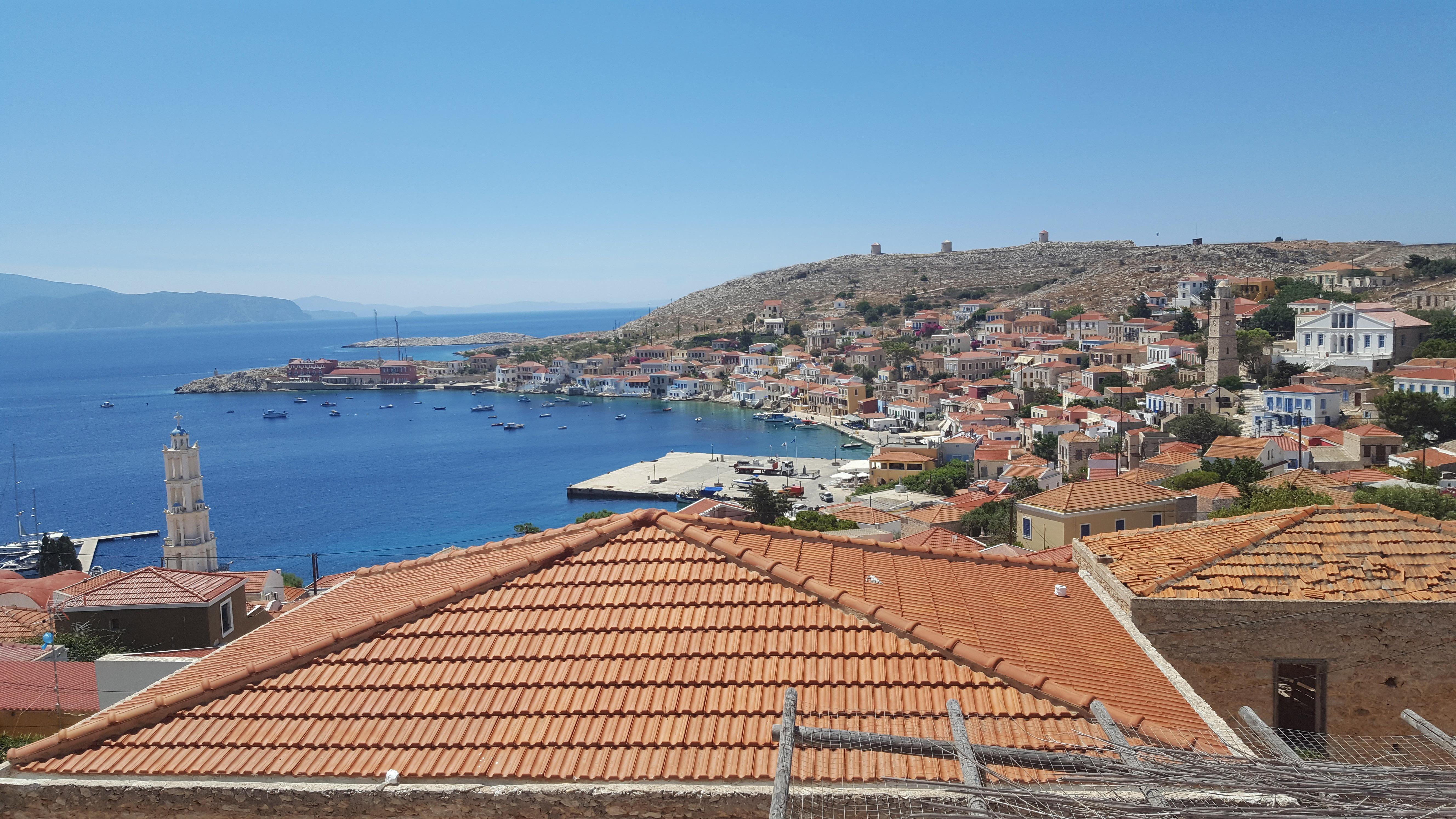 Atlantis Houses Chalki Town Esterno foto