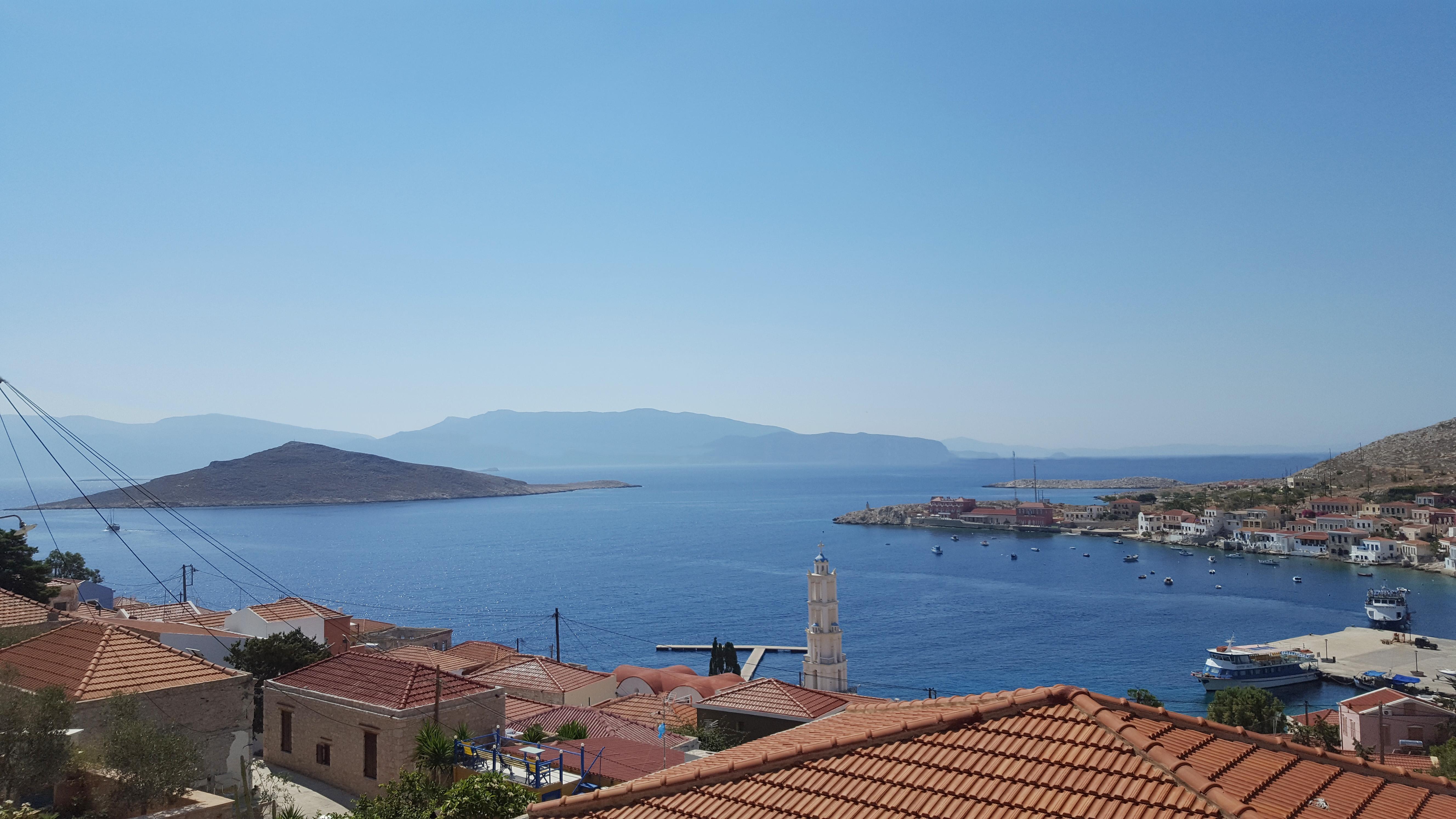 Atlantis Houses Chalki Town Esterno foto